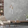 Lustre Pendente Nordecor Vanna Led Bivolt Dourado - 5