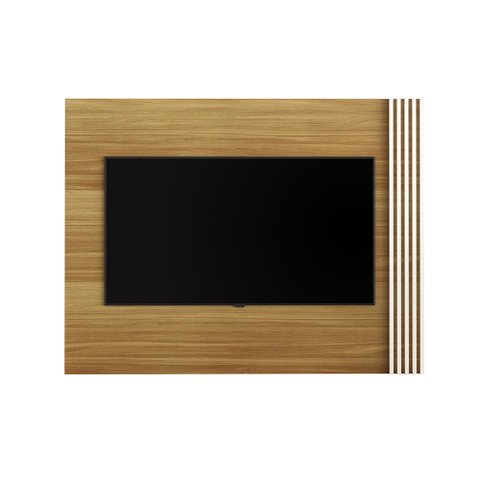 Painel Home para TV até 42 Sala de Estar PL3004 Natural/Off White - Gran Belo