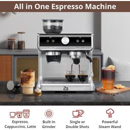 Takywep Máquina de Espresso Semi-automática 20 Bar 2,8l Cinza - 2