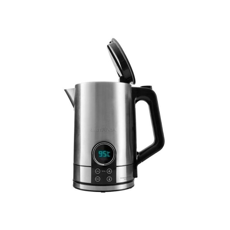Chaleira Elétrica Inox Britânia 1.7l 1800w 220v - Prata/preto - 1
