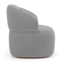 Ver imagem 7 de Poltrona Orgânica Giratória Living Glee Veludo Cinza - Desk Design