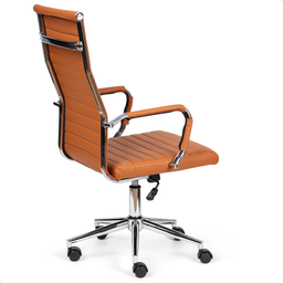 Cadeira Esteirinha de Escritório Presidente Charles Eames P305 Caramelo - 5