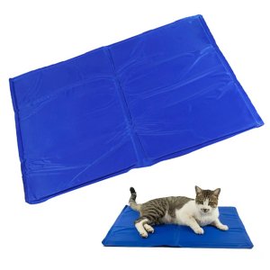 Tapete Gelado Cao Cachorro Gato Pet Refrescante Confortavel Animal de Estimaçao Colchonete Macio Ver