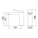 Ver imagem 2 de Torneira Misturador Monocomando Lorenzetti Loren Neo 2875 C92 de Bancada Cromada Cromado 7048708
