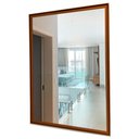 Ver imagem 2 de Espelho Decorativo com Moldura Dupla Empório do Adesivo Moldura Freijó 120 X 80cm
