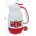 Ver imagem 2 de Alwa Garrafa Térmica 26x18x13cm 1l Plástico Vermelho Ampola Vidro