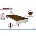Ver imagem 6 de Cama Box c/2 Auxiliares Queen Corano White Ortobom 176x188