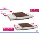 Ver mais imagens de Cama Box c/2 Auxiliares Queen Corano White Ortobom 176x188