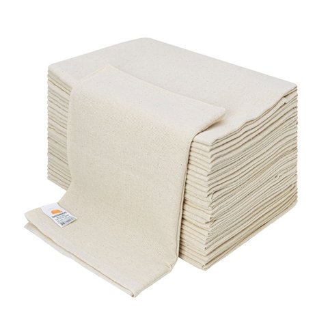 Kit 12 Pano de Chão Saco Cru 50cm X 75cm - Construmarcas