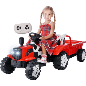 Trator Eletrico Bang Toys Truck Power Type 12v Caçamba Cr Vermelho