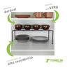 Kit2 Organizador Armário Cozinha Prateleira Aramado 51cm Pr - 2