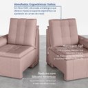 Ver mais imagens de Sofá Retrátil Reclinável 3 Lugares 180cm Veludo com Molas Palmeira CabeCasa MadeiraOriginals