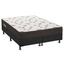 Ver imagem 1 de Cama Box Queen: Colchão Espuma D45 Ortobom Light Ortopilow + Base CRC Suede Gray(158x198)