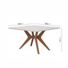 Mesa de Jantar Quadrada 6 Lugares 1,30m Salgueiro CabeCasa MadeiraOriginals - 3