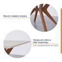 Ver imagem 4 de Mesa de Jantar Quadrada 6 Lugares 1,30m Salgueiro CabeCasa MadeiraOriginals