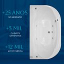 Ver imagem 5 de Banheira Dupla Londres com Hidro em Acrílico - 127v