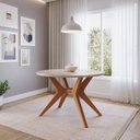 Ver imagem 1 de Mesa de Jantar Redonda 4 Lugares 1,18m Salgueiro CabeCasa MadeiraOriginals