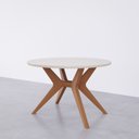 Ver mais imagens de Mesa de Jantar Redonda 4 Lugares 1,18m Salgueiro CabeCasa MadeiraOriginals