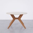 Ver imagem 6 de Mesa de Jantar Redonda 4 Lugares 1,18m Salgueiro CabeCasa MadeiraOriginals