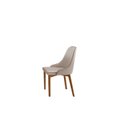 Ver mais imagens de Conjunto Mesa Tampo com Vidro com 6 Cadeiras Madeira Maciça Jazz Yescasa Marrom/Cinamomo Imbuia/Off
