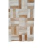 Tapete de Couro Natural Tijolinho Bege 2,00 X 1,50 M - 2