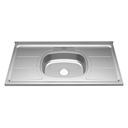 Ver imagem 2 de Pia de Cozinha em Aço Inox de 100CMX53CM Concretada sem Válvula Plus 30 Cinza Ghelplus