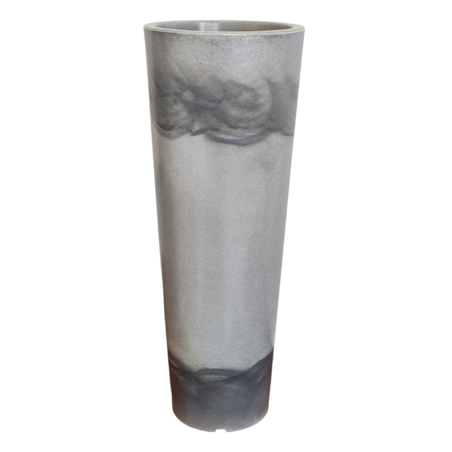 Vaso para Plantas Polietileno Cor Cimento Marmorizado - 3