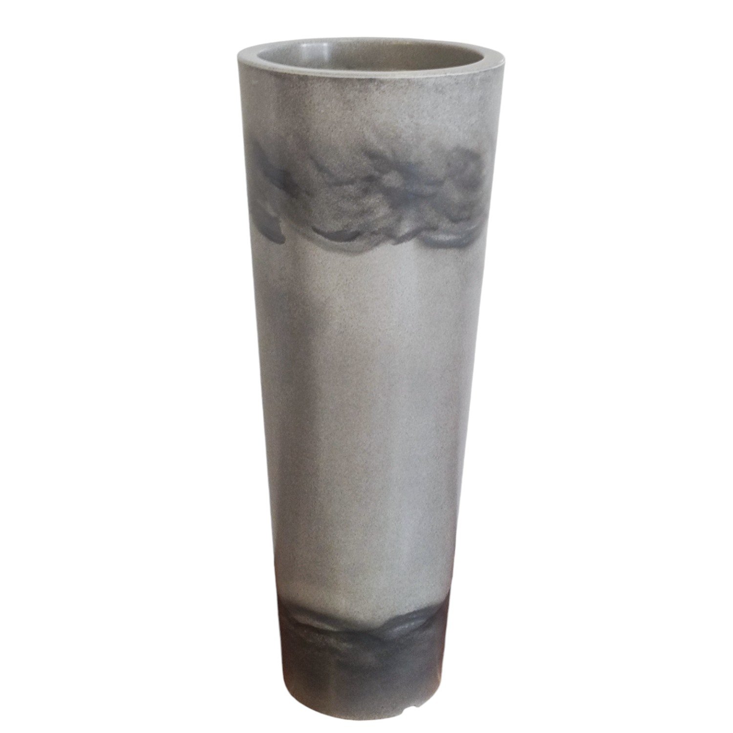 Vaso para Plantas Polietileno Cor Cimento Marmorizado - 6