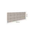 Ver imagem 3 de Cabeceira Pendente Cama Box Queen Luna 160 cm - Areia