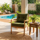 Ver imagem 1 de Poltrona para Jardim em Madeira Maciça Riade