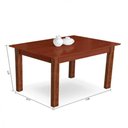 Ver imagem 3 de Mesa Arauna Com 4 Cadeiras Primavera Amendoa/Bege