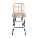 Ver imagem 5 de Conjunto 4 Banquetas Nassau em Aço e Fibra Sintética