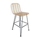 Ver imagem 4 de Conjunto 4 Banquetas Nassau em Aço e Fibra Sintética