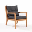 Ver imagem 1 de Poltrona para Jardim em Madeira Maciça Riade