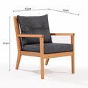 Ver imagem 4 de Poltrona para Jardim em Madeira Maciça Riade