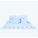 Ver imagem 1 de Roupa de Cama Casal Queen Ellora 200 Fios 100% Algodão 04 Peças - Branco