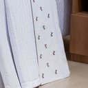 Ver imagem 2 de Roupa de Cama Casal Queen Ellora 200 Fios 100% Algodão 04 Peças - Branco