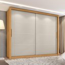 Ver imagem 6 de Guarda Roupa Casal 2 Portas de Correr 6 Gavetas Imperio 272 cm Cinamomo Areia Zanz