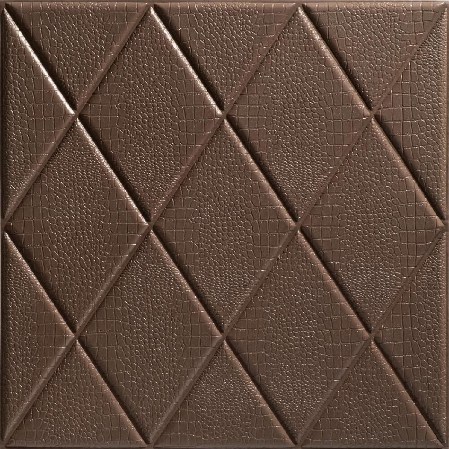 Painel 3d Diamante Adesivo 70x70x0,8 Cm - 3