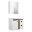 Ver imagem 1 de Conjunto Gabinete para Banheiro Suspenso Olivia 60cm