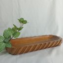 Ver mais imagens de Centro de Mesa Decorativo de Madeira Natural 5x42x14cm Sala Jantar Decoração