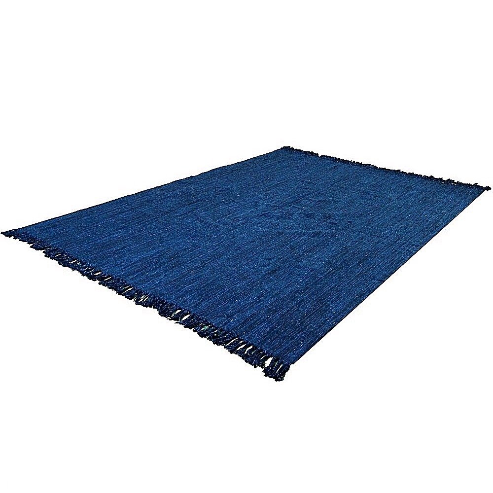 Tapete Grande para Sala e Quarto Retangular 2,00 x 1,50 Várias Cores:Azul Mesclado