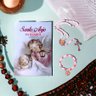 Kit Terço e Pulseira Infantil Santo Anjo da Guarda Menina Rosa - 2