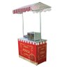 Barraca buffet de pipoca com a caixa em aço inox para armazenar pipocas retro Pipocar 2053 - 3
