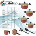 Ver imagem 2 de Kit Jogo de Panelas Fervedor Frigideira Antiaderente 8 Pçs