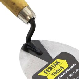 Colher de Pedreiro Reforçada Redonda 10"- Fertak - 4