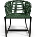 Ver imagem 6 de Kit 02 Cadeiras Decorativas Para Área Gourmet Cozinha Corda Náutica Belize D04 Verde - Lyam Decor