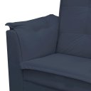 Ver imagem 6 de Poltrona Amamentação Lara com Puff para Quarto de Bebê Confortável Suede Azul Marinho