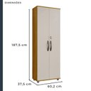 Ver imagem 5 de Armário Multiuso 2 Portas Caique