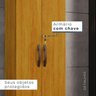 Armário Multiuso 2 Portas Caique - 8